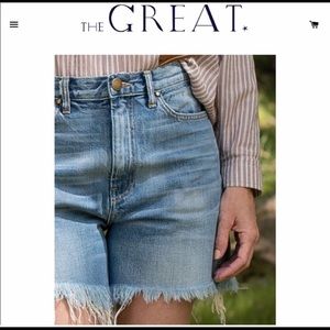 The Great denim shorts